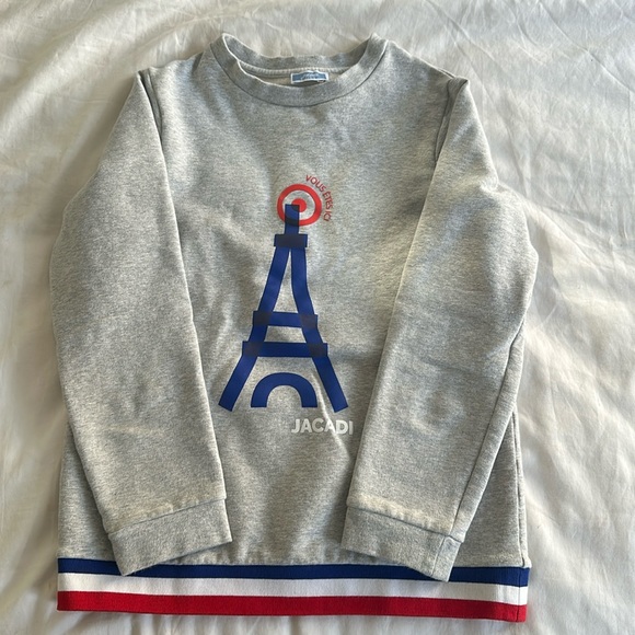 Jacadi Paris Boys Sweatshirt Size 12 - Picture 1 of 3